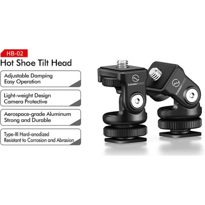 Hot Shoe Tilt Head HB-02