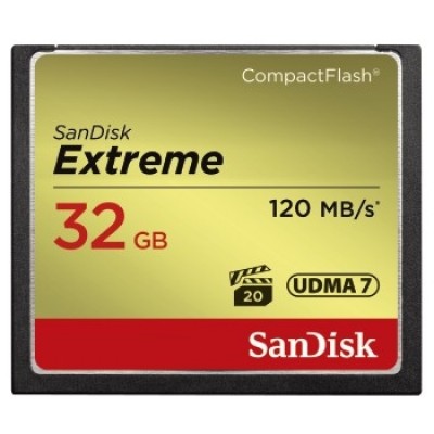 CF Extreme 32GB 120MB/s 85MB write UDMA 7