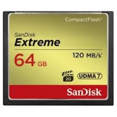 CF Extreme 64GB 120MB/sec 85 MB write UDMA 7