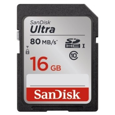 SDHC Ultra 16.0GB 80MB/s CL10