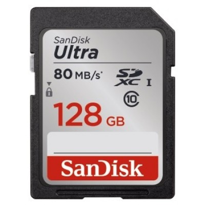 SDXC Ultra 128.0GB 80MB/s CL10