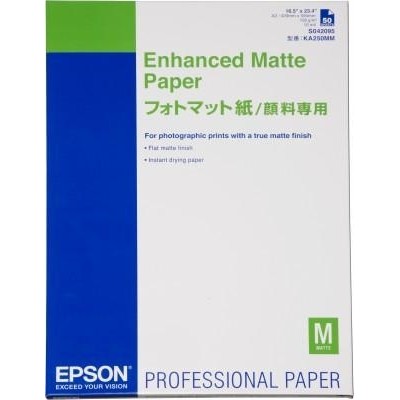 S042095 Enhanced matte paper Helder Wit 192g A2 50shee