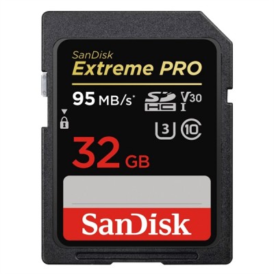 SDHC Extreme Pro 32GB 95MB/S V30 Class U3