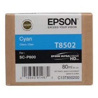 T850200 Cyan UltraChrome HD ink 80ml