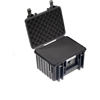 Outdoor.cases Type 2000 Black / Plukschuim