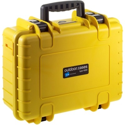 Outdoor.cases Type 4000 Yellow / Plukschuim