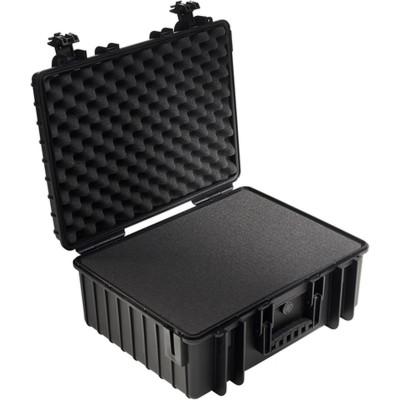 Outdoor.cases Type 6000 Black / Plukschuim