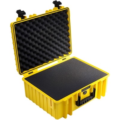 Outdoor.cases Type 6000 Yellow / Plukschuim