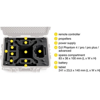 Out..cases TP6700 BK/Phantom 4/Pro/Pro +/Adv/Ob