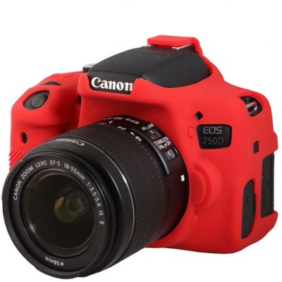 Body Cover For Canon 750D Red