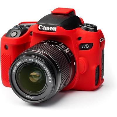 ECC77DR Body Cover For Canon 77D Red