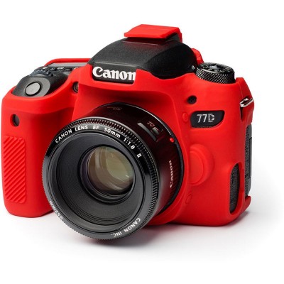 ECC77DR Body Cover For Canon 77D Red