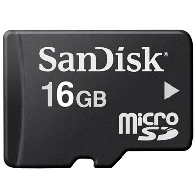 MicroSDHC 16GB