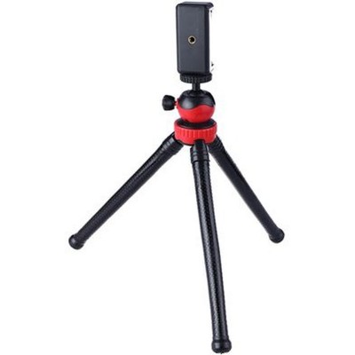 Flexible Table Tripod FTR-18 w/ Smartphone Adptr