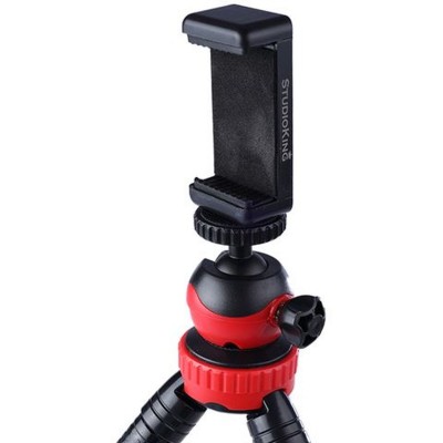 Flexible Table Tripod FTR-18 w/ Smartphone Adptr