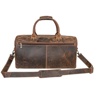 Trafalgar Leather Photo Travel Bag Vint BRWN