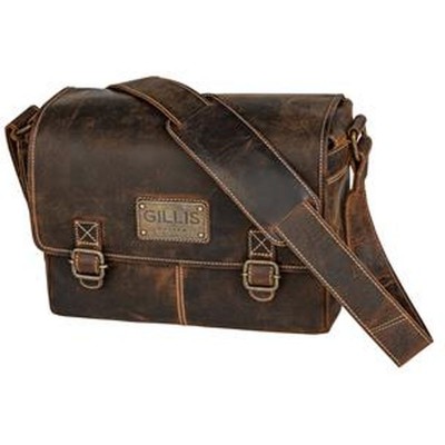 TRFLGR Leather Photo Shoulder Bag Vint BRWN