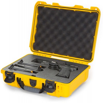 910 Pistol Optic Ready Case Yellow Interior 335x234x97mm