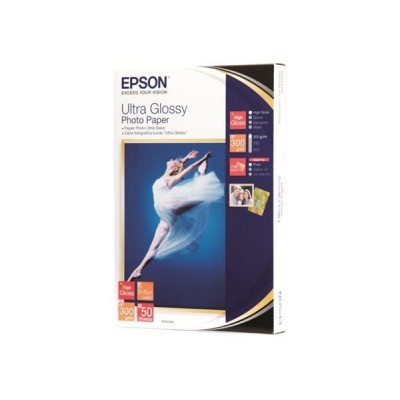 S041943 Ultra Glossy Photo Paper 300G/M2 100x150mm 50s