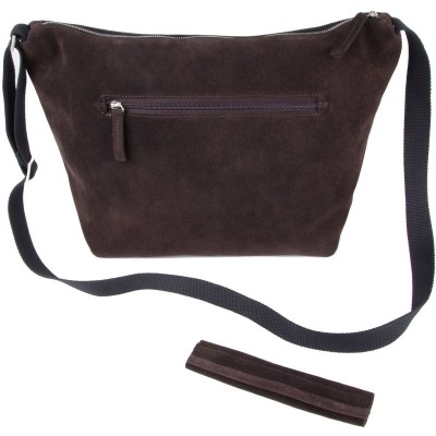 Bavarian Boomer Camera Shoulder Suede/Dark Brown