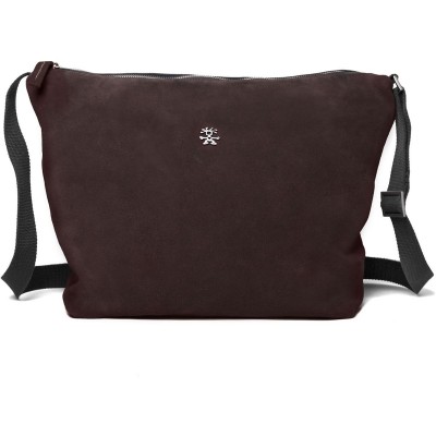 Bavarian Boomer Camera Shoulder Suede/Dark Brown