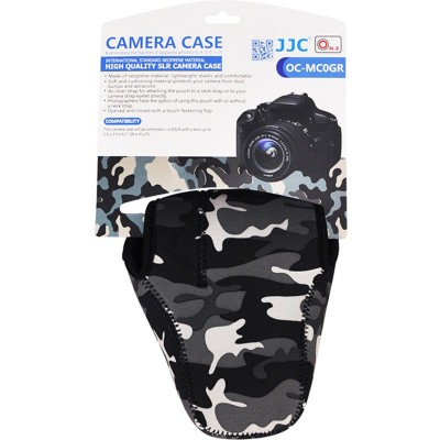 OC-MC0GR Neoprene Camera Cover - Camouflage Grey