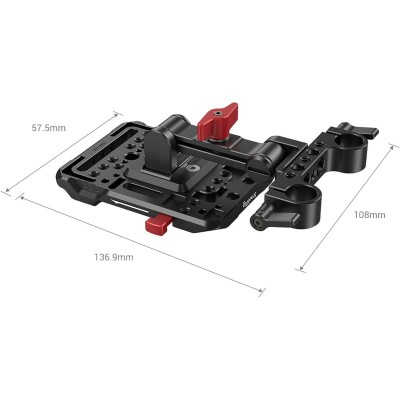 2991 V Mount Battery Plate w/ Adjustable Arm