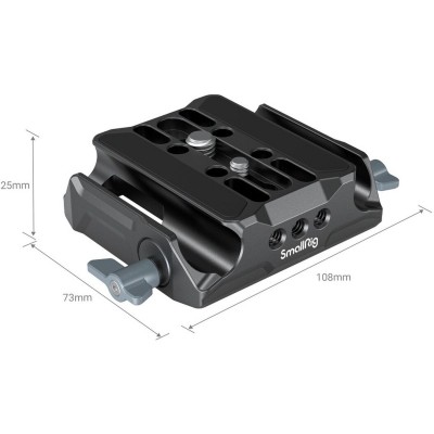 3357 Universal LWS Baseplate w/ Dual 15mm Rod Clamp