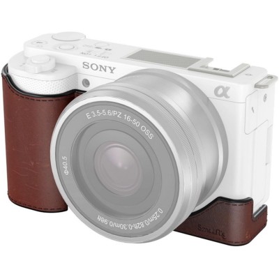 3527 Leather Half Case For Sony ZV-E10