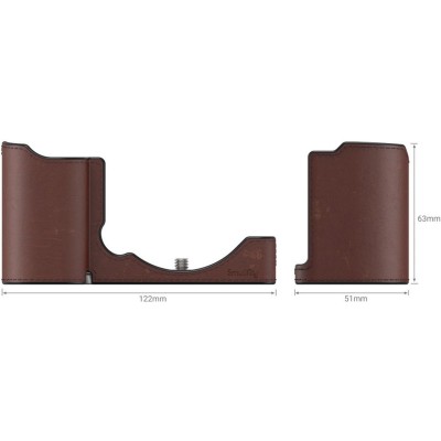 3527 Leather Half Case For Sony ZV-E10