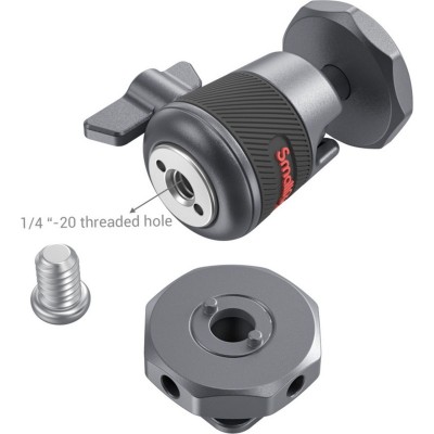 2948 Mini Ball Head w/ Rmvble Cold Shoe Mnt (2pcs)