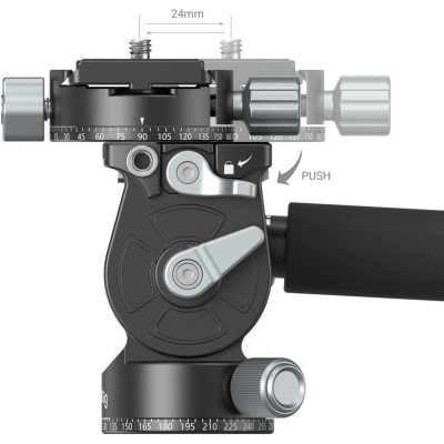 3457 Lightweight Fluid Video Head