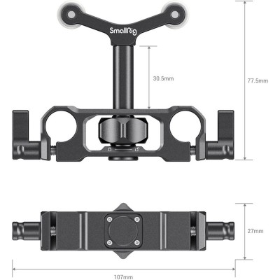 2727 Universal 15mm LWS Rod Mount Lens Support