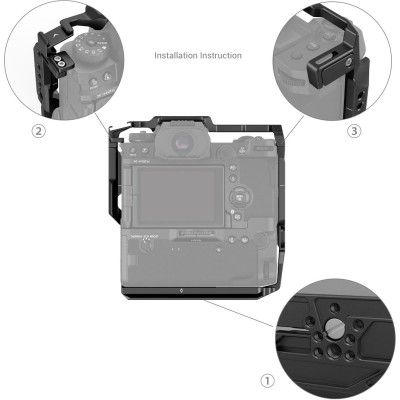 3933 Multifunctional Cage Fujifilm X-H2S w/ FT-XH / VG-XH Ba