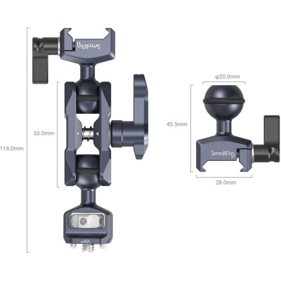 3875 Magic Arm w/ Dual Ball Heads (1/4