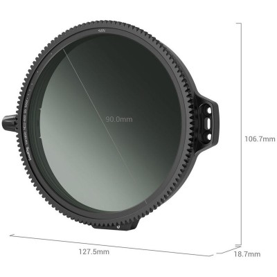 3864 95mm CPL-VND Filter Kit w/ Rod Clamp