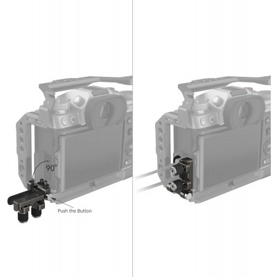 4147 HDMI & USB-C Cable Clamp For Fujifilm X-T5