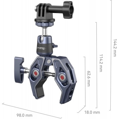 4102 Super Clamp Camera Mount Clamp w/ 360Â° Ball Head