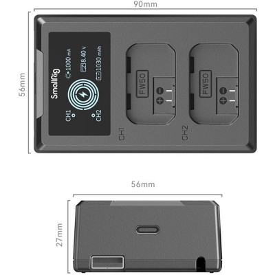 4081 NP-FW50 Camera Battery Charger