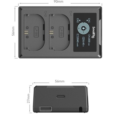 4084 LP-E6NH Camera Battery Charger