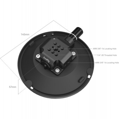 4114 6Â€³ Suction Cup Camera Mount