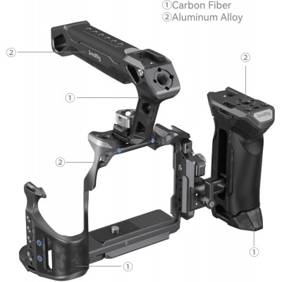 3710 Rhinoceros Advanced Cage Kit For Sony Alpha 7R V/7 IV/7