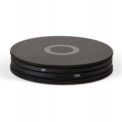 62mm UV + Circular Polarizing (CPL) Lens Filter Kit