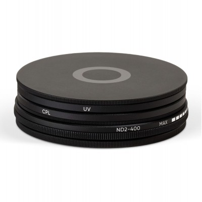 55mm UV Circular Polarizing (CPL) ND2-400 Lens Filter Kit