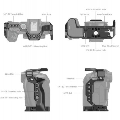 4212 Cage For Canon EOS R8