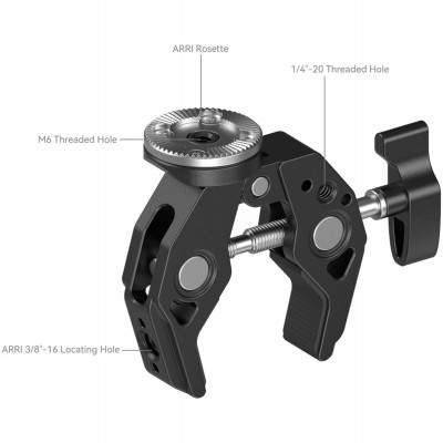 4249 Super Clamp w/ ARRI Rosette Mount