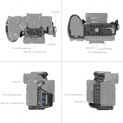 4308 Rhinoceros Cage Kit For Sony Alpha 7R V/7 IV/7S III