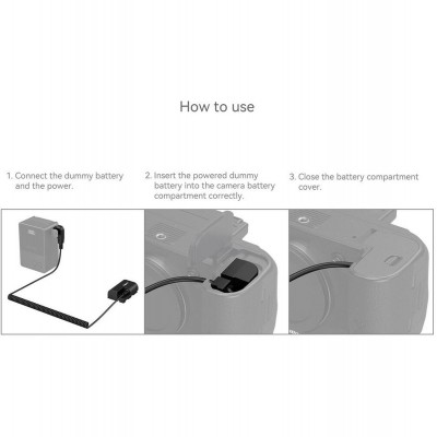 4252 D-Tap To LP-E6NH Dummy Battery Power Cable