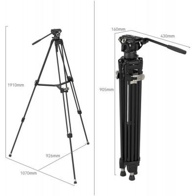 4163 Freeblazer Heavy-Duty Aluminum Alloy Tripod Kit AD-80