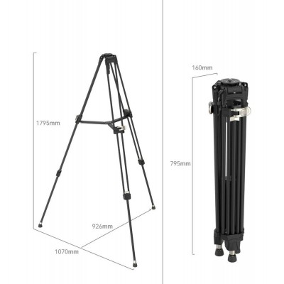 4164 Freeblazer Heavy-Duty Aluminum Alloy Tripod AD-80